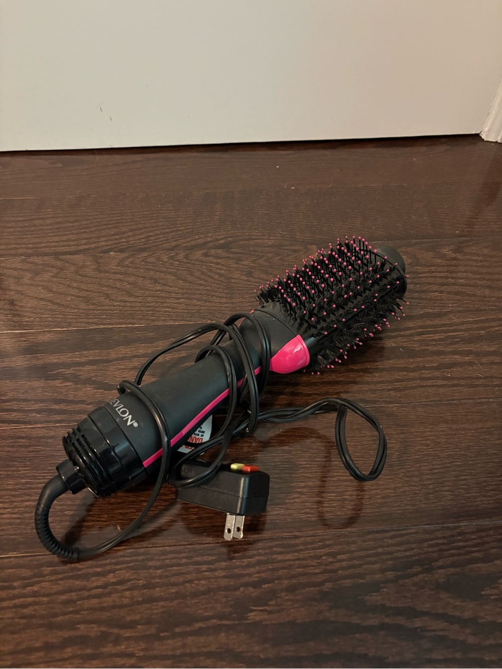 Revlon Black and Pink Hot Air Styling Brush